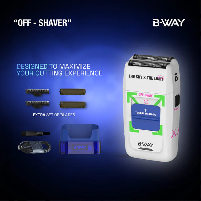 B-Way OFF Shaver White