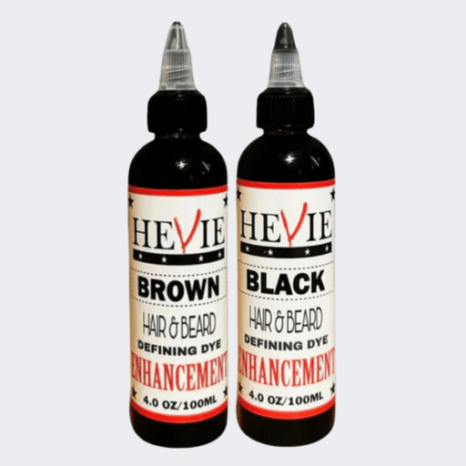 Hevie Enhancement Semi - Permanent Beard & Hair Dye (4 OZ) - Certified Clippers