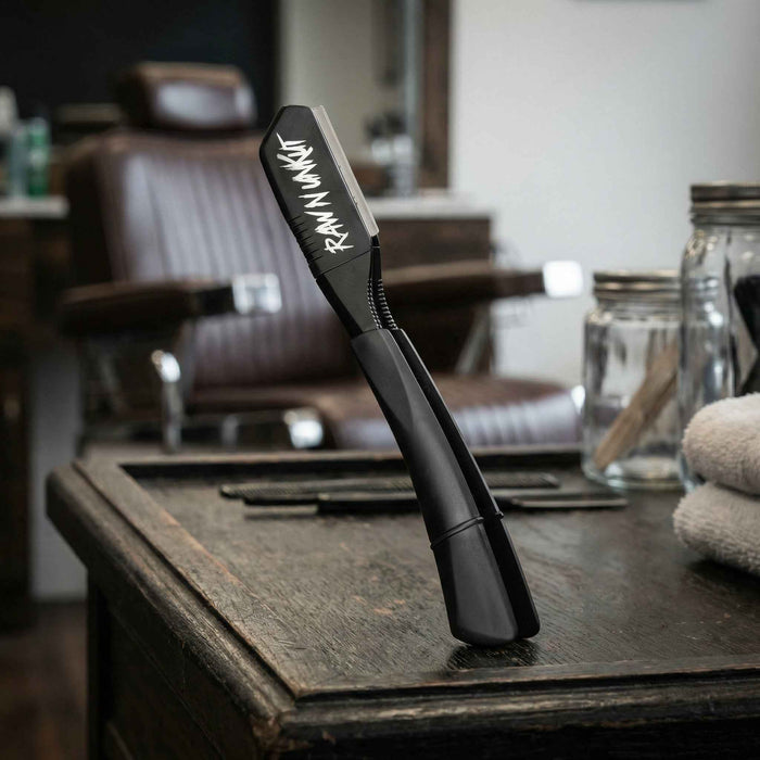 Raw N Unkut Razor Holder with 100-Blade Combo Pack