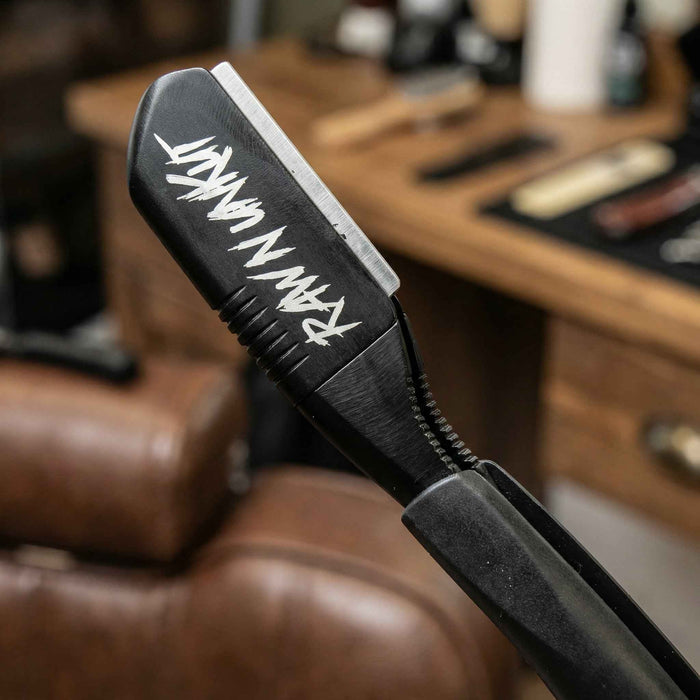 Raw N Unkut Razor Holder with 100-Blade Combo Pack