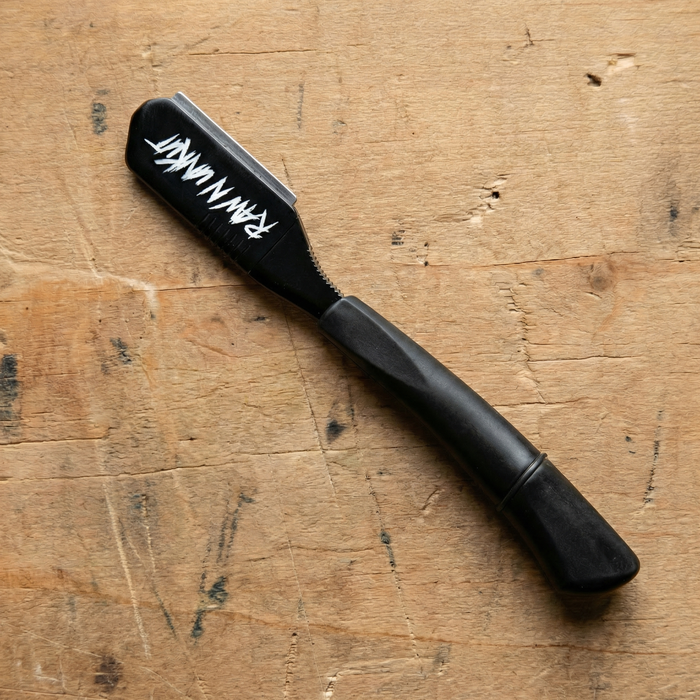 Raw N Unkut Razor Holder with 100-Blade Combo Pack