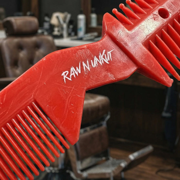 Raw N Unkut Razor Comb – Professional Hair Cutting Tool for Barbers