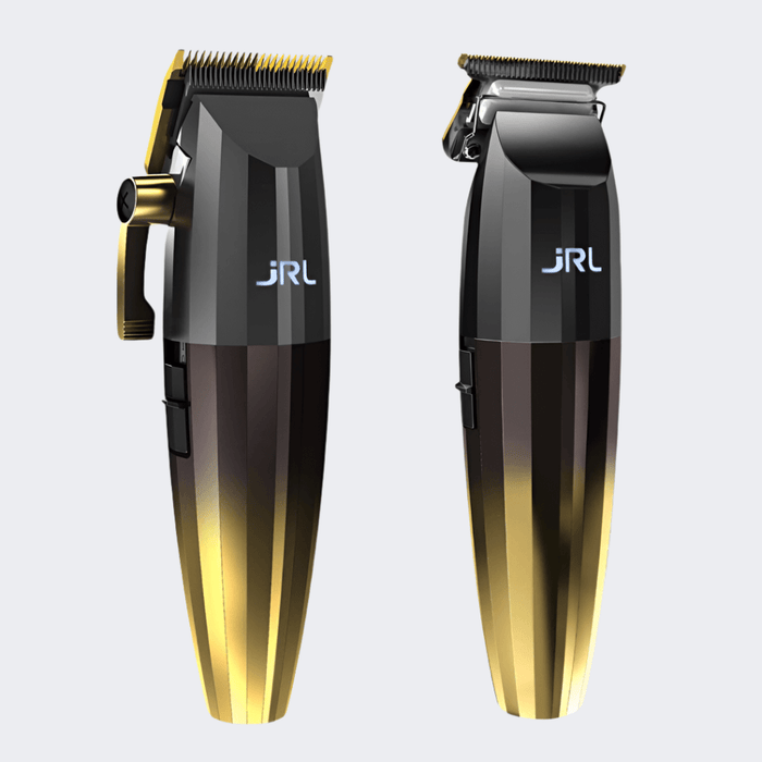 JRL FreshFade Limited Gold Edition Cordless Clipper + Trimmer COMBO - Certified Clippers