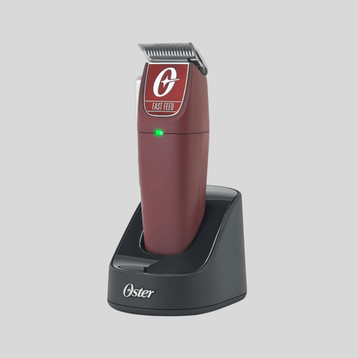 Oster® Professional Fast Feed® Cordless Clipper Burgundy - Certified Clippers