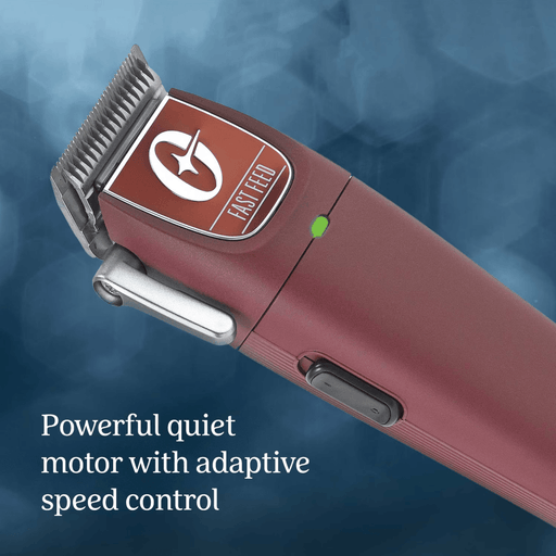 Oster® Professional Fast Feed® Cordless Clipper Burgundy - Certified Clippers