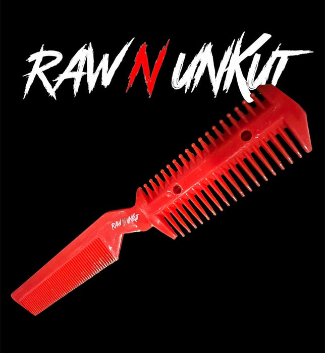 Raw N Unkut Razor Comb – Professional Hair Cutting Tool for Barbers