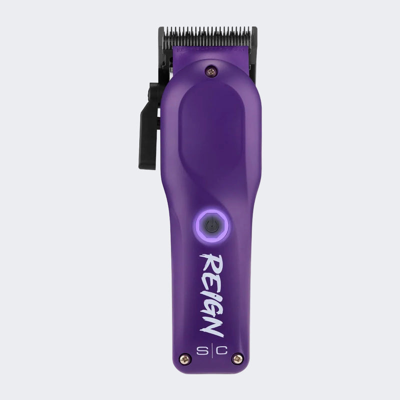 StyleCraft Reign Professional Hair Clipper with EON Digital Brushless Motor - Purple