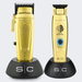 StyleCraft Full Metal Body Cordless Trimmer + 2.0 Cordless Modular Clipper Saber Gold Edition COMBO - Certified Clippers