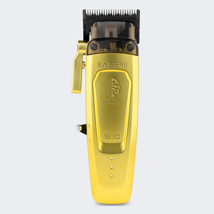 StyleCraft Full Metal Body Cordless Trimmer + 2.0 Cordless Modular Clipper Saber Gold Edition COMBO - Certified Clippers