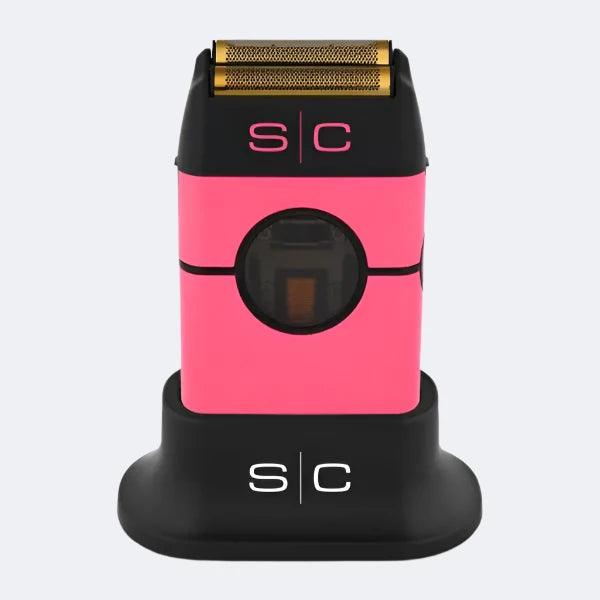StyleCraft Instinct Metal Double Foil Shaver (SC807) PINK - Certified Clippers