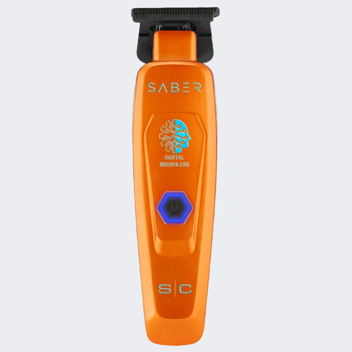 StyleCraft Saber Cordless Digital Brushless Motor Trimmer – Orange (SC421O)