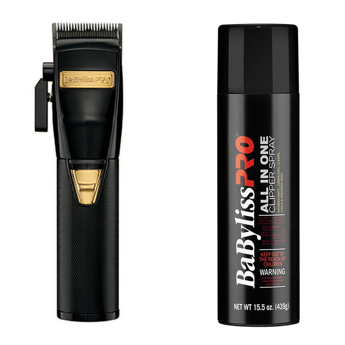 BaByliss Pro FX870 Clippers + Clipper Spray  Bundle (All Colors)